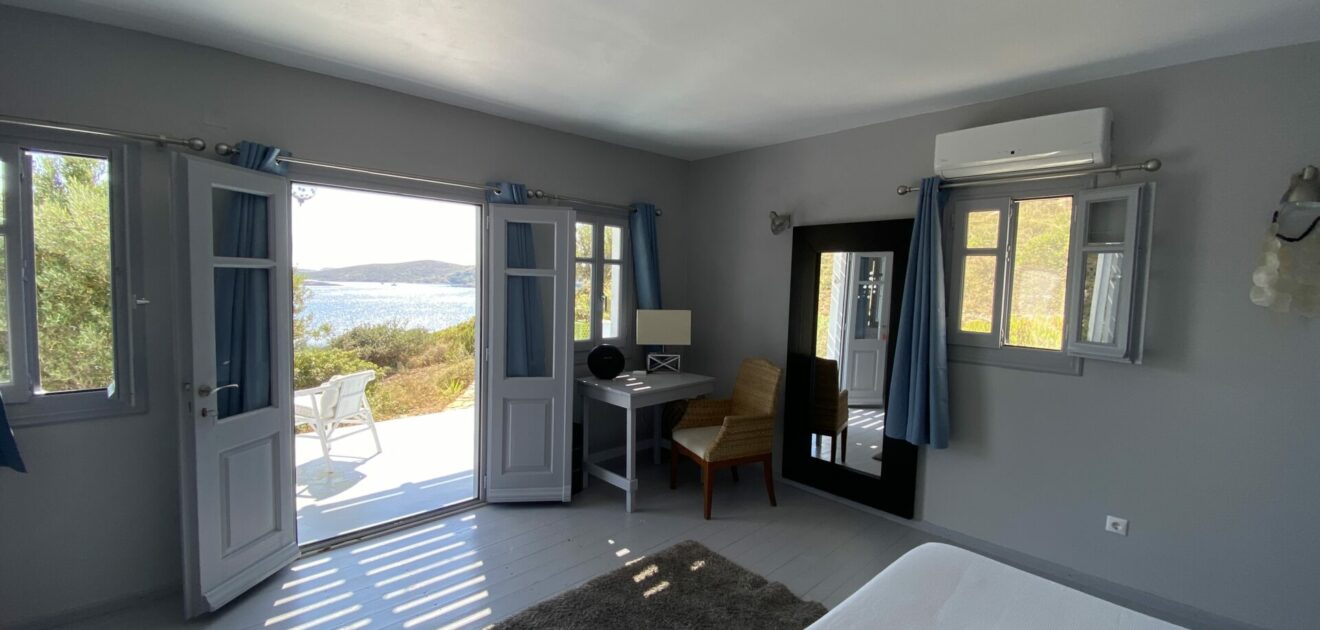 La Villa M, location d'une maison avec chambres romantiques avec vue sur la mer à Lipsi
