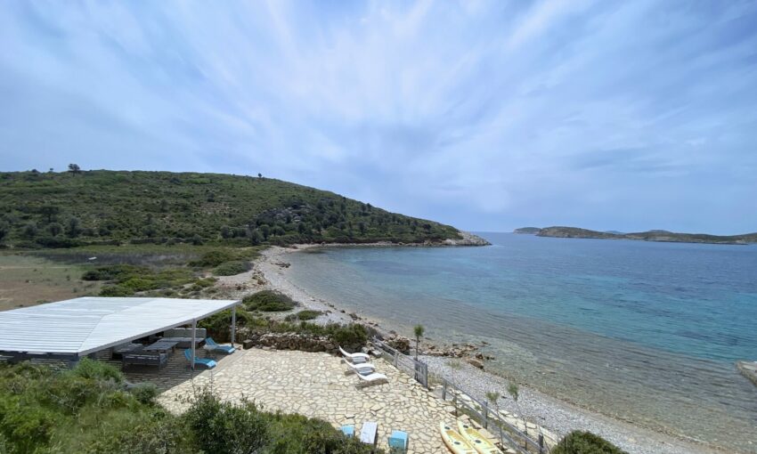Location de vacances Lipsi - Maison avec vue sur la mer, piscine et plage - La Villa M